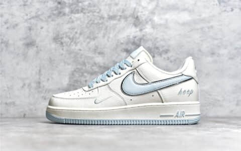 CJ纯原版本耐克空军40周年纪念款 Nike Air Force 1’07 Low"White" 耐克空军白蓝板鞋 货号：BM1996-099