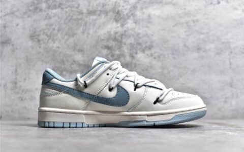 耐克Nike SB Dunk Low 85 白绿双勾绑带 SB低帮运动休闲板鞋纯原版本 货号：DO9457-134