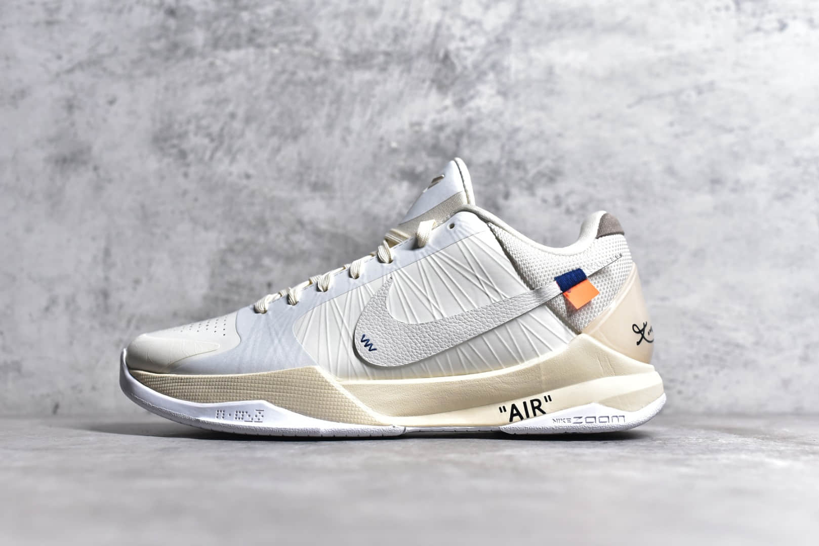 科比5代OW联名实战篮球鞋 Nike Kobe x OFF-WHITE OW联名 莆田纯原版本科比战靴