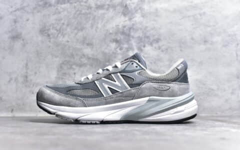 新百伦NB990灰色缓震跑鞋 New Balance 990 NB990 V6 新百伦990六代灰色 货号：M990GL6