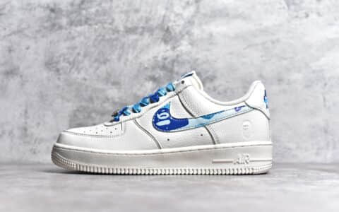 CJ版本耐克空军猿人头联名 Nike Air Force 1‘07 Low 耐克空军工厂耐克空军白色低帮经典板鞋 货号：AA1356-116