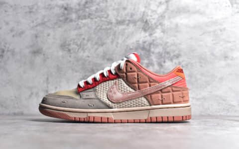 耐克Dunk CLOT联名鸳鸯低帮板鞋CLOT x NK Dunk Low ”What The“耐克陈冠希联名耐克Dunk联名原厂正品货号：FN0316-999