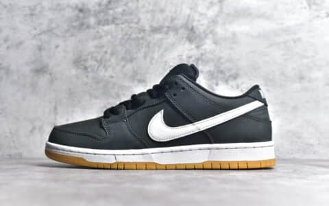 耐克SB Dunk黑生胶低帮板鞋Nike SB Dunk Low "Black Gum"耐克SB Dunk黑白板鞋耐克正品Dunk货源货号CD2563-006