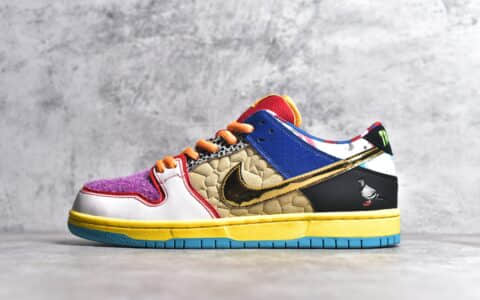 耐克SB Dunk鸽子鸳鸯Nike SB Dunk Low QS ''What The Paul''耐克鸽子板鞋耐克鸳鸯低帮板鞋货号：DM0807 600