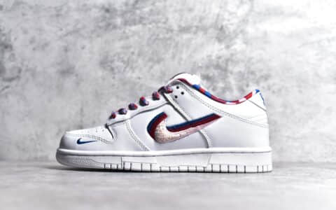 耐克SB Dunk普拉达联名双勾白色低帮Parra x Nike SB Dunk Low耐克SB Dunk牛奶糖果色彩钩货号CN4504-100