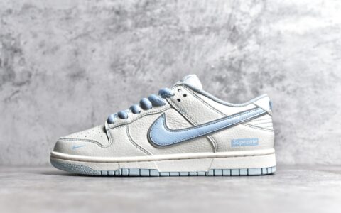 耐克SB Dunk Sup联名天蓝色低帮Supreme x Nike SB Dunk Low耐克Dunk蓝色低帮耐克SB Dunk新配色货号RM2308-231