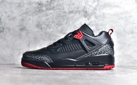 RA乔丹黑色AJ5 Bred黑红实战球鞋RA Jordan Spizike Low "Bred"AJ黑色AJ实战篮球鞋货号FQ1759-006