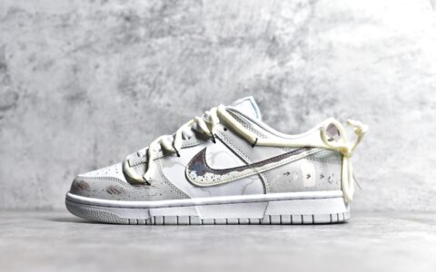 耐克Dunk绑带白色低帮板鞋Nike Dunk Low耐克Dunk小白鞋耐克Dunk正品货号DV0831-101