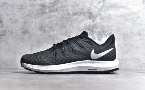 正品耐克黑色飞线跑鞋耐克网面跑鞋NIKE QUEST Nice1代耐克跑鞋复刻耐克纯原工厂货号AA7403-001