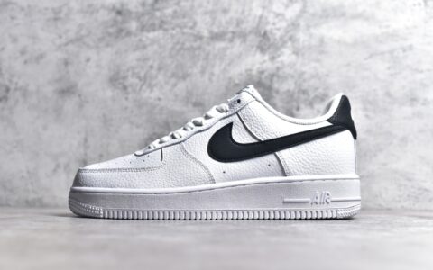 耐克空军白黑荔枝皮低帮板鞋Nike Air Force 1 Nike Low耐克空军小白鞋莆田耐克空军工厂货号CT2302-100