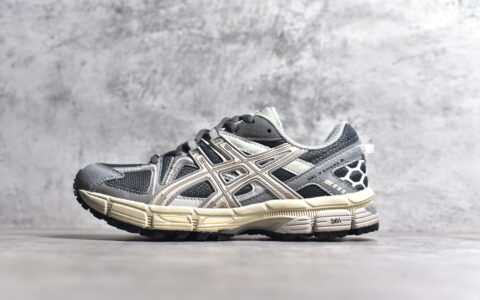 正品亚瑟士灰色跑鞋亚瑟士越野跑步鞋ASICS GEL-KAHANA 8亚瑟士8代跑鞋亚瑟士登山鞋