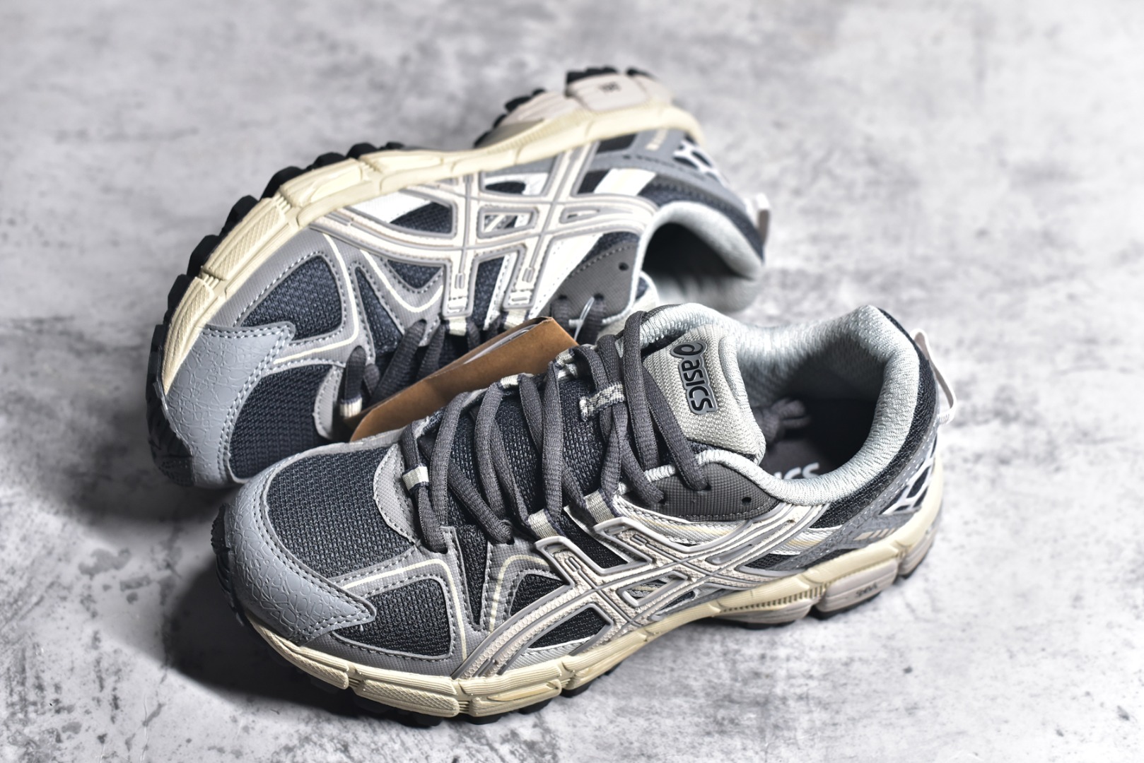 ASICS GEL-KAHANA 8,亚瑟士8代跑鞋,亚瑟士灰色跑鞋,莆田亚瑟士货源
