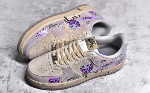 耐克Nike Air Force 1´07 Low 联名款赛博朋克风系列“电子故障”空军一号低帮休闲运动板鞋纯原版本 货号：DV3464-011