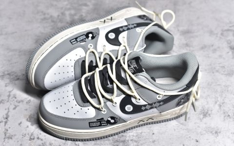 耐克NIke Air Force 1 '07 Low “Supreme联名米蓝翻毛勾”空军一号低帮休闲板鞋纯原版本 货号：XZ3328-669